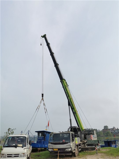 宁陵县桥梁建设吊装案例